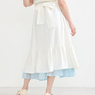 『ふたりはプリキュア』× earth music＆ecology Japan Label「ふたりはプリキュア レイヤードスカート」（C）東映アニメーション