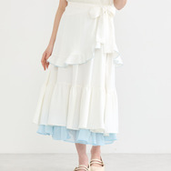 『ふたりはプリキュア』× earth music＆ecology Japan Label「ふたりはプリキュア 2WAYラップスカート」（C）東映アニメーション