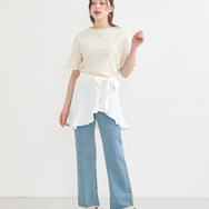 『ふたりはプリキュア』× earth music＆ecology Japan Label「ふたりはプリキュア 2WAYラップスカート」（C）東映アニメーション