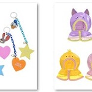 ディズニー「シークレットアンブレラマーカー＆ストッパー」900円「シークレットポンチョ（ユニベアシティぬいぐるみキーチェーン専用）」各2,000円（C）Disney