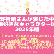 [前野智昭さんが演じた中で一番好きなキャラクターは？ 2025年版]1位～5位を見る