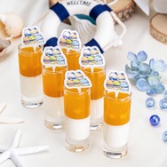 『すみっコぐらし』コラボビュッフェが九州初開催。メニューの「わいわいゼリー」（C）2025 San-X Co., Ltd. All Rights Reserved.