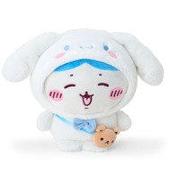ちいかわ×サンリオキャラクターズ「ハチワレ×シナモロール ぬいぐるみ」（C）nagano / chiikawa committee（C）025 SANRIO CO.,LTD.