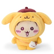 ちいかわ×サンリオキャラクターズ「うさぎ×ポムポムプリン ぬいぐるみ」（C）nagano / chiikawa committee（C）025 SANRIO CO.,LTD.