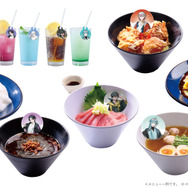 「フラガリアメモリーズ×極楽湯・RAKU SPAコラボキャンペーン“風呂ガリアメモリーズ”」限定メニュー一覧（C）2025 SANRIO CO., LTD.　APPROVAL NO.L656959