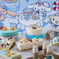 シナモンフレンズが楽しむマリンクルーズをイメージした空間