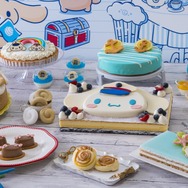 「シナモロール」着想のオリジナルスイーツが勢揃い