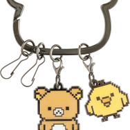 「ゲーミングリラックマ メタルカラビナキーホルダー リラックマ＆キイロイトリ」（C）2025 SAN-X CO., LTD. ALL RIGHTS RESERVED.