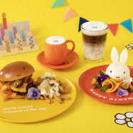 「miffy café tokyo」ミッフィーバースデーメニュー