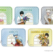 TVアニメ『ブルーロック』「スクエアポーチ（お花屋さんシリーズ）」（C）金城宗幸・ノ村優介・講談社／「ブルーロック」製作委員会