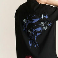 『DEATH NOTE』×グラニフ「リンゴ｜ビッグシルエットオープンカラーシャツ」（C）大場つぐみ・小畑健／集英社