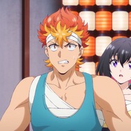 夏アニメ『陰陽廻天 Re:バース』第1話「死んでも負けを認めんな！ヤンキー、電祇平安京に立つ！」先行場面カット（C）作乃藤湖／「陰陽廻天 Re:バース」製作委員会