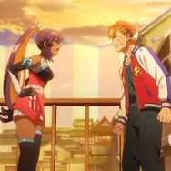 夏アニメ『陰陽廻天 Re:バース』第1話「死んでも負けを認めんな！ヤンキー、電祇平安京に立つ！」先行場面カット（C）作乃藤湖／「陰陽廻天 Re:バース」製作委員会