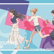 3作品コラボイラストオリジナルステッカー