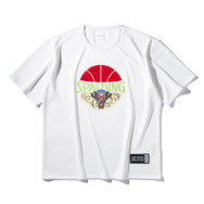 スポルディング『ONE PIECE』コラボレーションシリーズ「T シャツ ヒトヒトの実 ボールプリント」（C）O／S・F・T