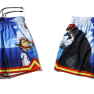 スポルディング『ONE PIECE』コラボレーションシリーズ「ジャージーショーツ ルフィ＆シャンクス」（C）O／S・F・T