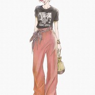 UT「矢沢あいコレクション」矢沢あい描き下ろしコーディネートイラスト