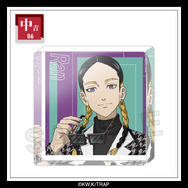 まるくじ「TVアニメ『東京リベンジャーズ』【Monotone Collection】」中吉：アクリルブロック 灰谷蘭（C）和久井健・講談社／アニメ「東京リベンジャーズ」製作委員会