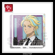 まるくじ「TVアニメ『東京リベンジャーズ』【Monotone Collection】」中吉：アクリルブロック 灰谷竜胆（C）和久井健・講談社／アニメ「東京リベンジャーズ」製作委員会