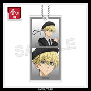 まるくじ「TVアニメ『東京リベンジャーズ』【Monotone Collection】」小吉：アクリルキーホルダー 松野千冬（C）和久井健・講談社／アニメ「東京リベンジャーズ」製作委員会