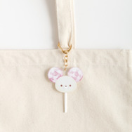 「アクリルキーホルダー チューポップキャンディ（ローリー）」（C）2025 SAN-X CO., LTD. ALL RIGHTS RESERVED.