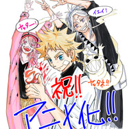 アニメ『朱色の仮面』アニメ化決定イラスト（那波なばな）（C）那波なばな・Dr.Poro・少年画報社／朱色の仮面製作委員会