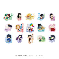 アニメ「鬼滅の刃」ゆらふわシリーズ サマーver. ランダムダイカットステッカー