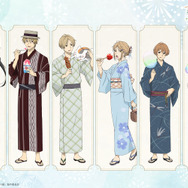 『夏目友人帳』浴衣・和装姿の描き下ろしキャラクターイラストを使用した新商品