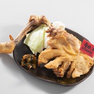 100ｔハンマー！清流モモ一本揚げ