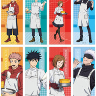 TVアニメ『呪術廻戦』調理実習中の虎杖悠仁ら4人の「クリアしおりコレクション」（C）芥見下々／集英社・呪術廻戦製作委員会