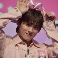 「MY MELODY KUROMI GAME PLAZA」に登壇した川西拓実＆河野純喜