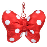 ディズニーストア「ミニー ぬいぐるみキーホルダー・キーチェーン ミラー MINNIE’S DOT RIBBON」（C）Disney