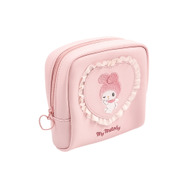 マイメロディ＆クロミ「エンジェルシリーズ」ボックスポーチ　エンジェル　マイメロディ50th（C）2025 SANRIO CO., LTD. APPROVAL NO. L662014