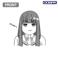 TVアニメ『葬送のフリーレン』「フェルン フェイス ドライTシャツ WHITE」（C）山田鐘人・アベツカサ／小学館／「葬送のフリーレン」製作委員会