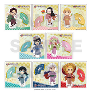 アニメ『鬼滅の刃』×おこしバス「ミニキャラアクリルスタンド」（C）吾峠呼世晴／集英社・アニプレックス・ufotable