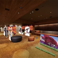 サンシャインシティプリンスホテル『エヴァンゲリオン』コラボのコンセプトラウンジ（コア化した世界）（C）カラー