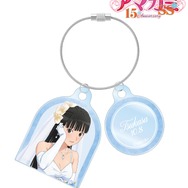 描き下ろし ウェディング水着ver. 2連ワイヤーアクリルキーホルダー