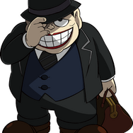 『笑ゥせぇるすまん』喪黒福造（C）藤子スタジオ／笑ゥせぇるすまんNEW製作委員会