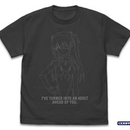 コスパ「式波・アスカ・ラングレー ラインアート Tシャツ SUMI」（C）カラー