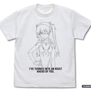コスパ「式波・アスカ・ラングレー ラインアート Tシャツ WHITE」（C）カラー