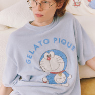 【ドラえもん】【メンズ】ジャガードプルオーバー&ハーフパンツセット