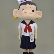 【復刻版】初代張り子の店頭ペコちゃん人形の展示