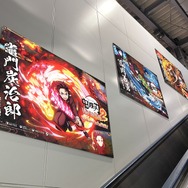 『鬼滅の刃 ヒノカミ血風譚2』JR渋谷駅：改札内　階段壁面