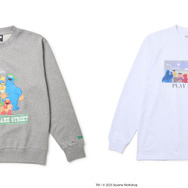 セサミストリート×ニューエラ「Crew Neck Sweat」「Long Sleeve Over size Tee」TM and（C） 2025 Sesame Workshop