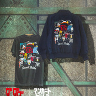 TVアニメ『ダンダダン』マンガート ビームスがプロデュースした「ゆるマップ Tシャツ」「ゆるマップ スタジャン」（C）龍幸伸/集英社・ダンダダン製作委員会