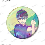 描き下ろし 試合前の準備中ver. トレーディング Ani-Art clear label オーロラ缶バッジ