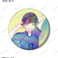 描き下ろし 試合前の準備中ver. トレーディング Ani-Art clear label オーロラ缶バッジ