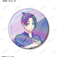 描き下ろし 試合前の準備中ver. トレーディング Ani-Art clear label オーロラ缶バッジ