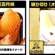 キャラクターの“個性”をモチーフにした和洋中のおせち料理