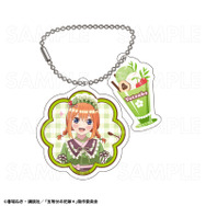 「五等分の花嫁＊　2連アクリルキーホルダー【中野四葉】和パフェドレスver.」（C）春場ねぎ・講談社／「五等分の花嫁＊」製作委員会